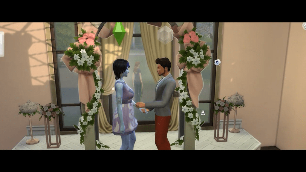 Can you spot young Alexa in the background? 